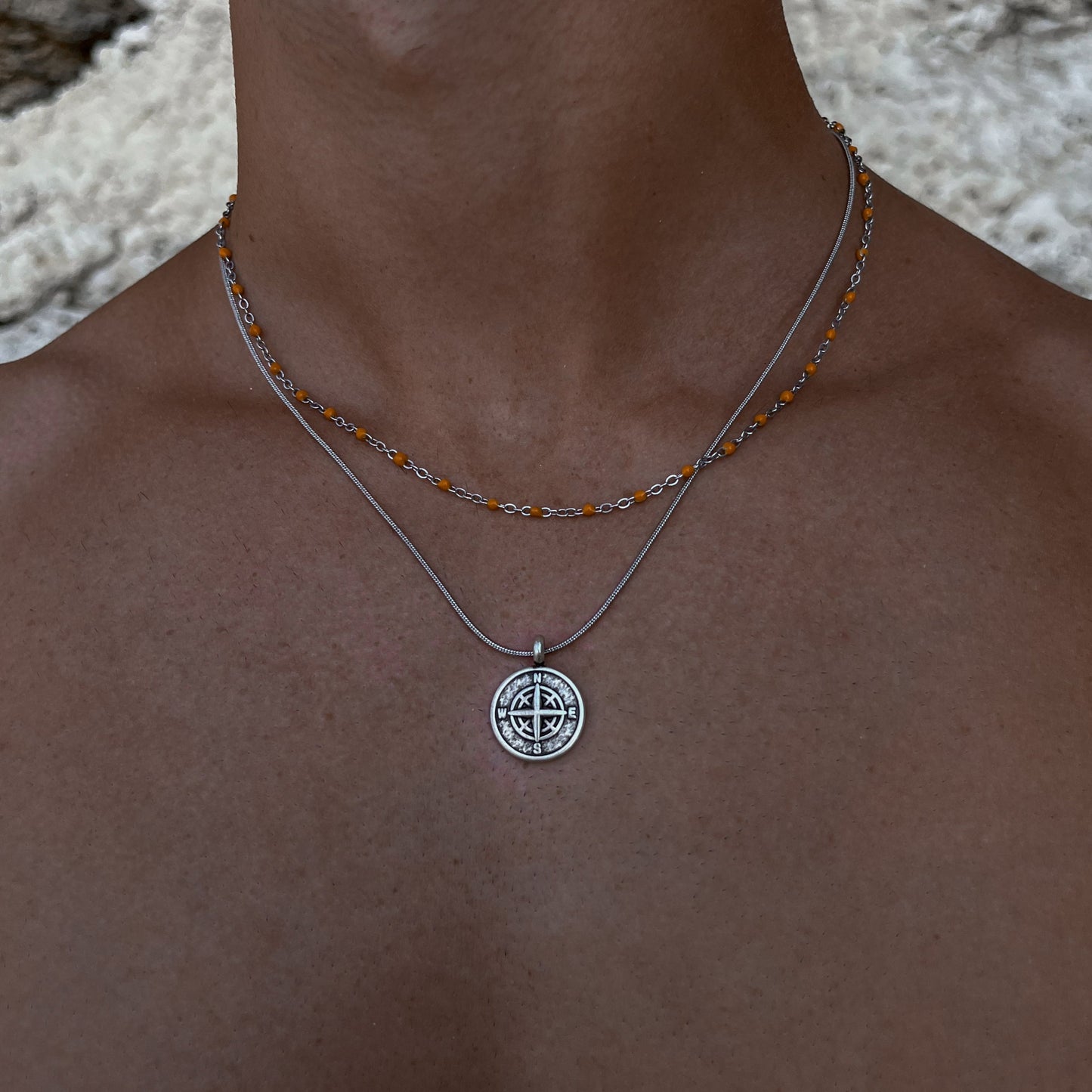ORANGE GEM CHAIN