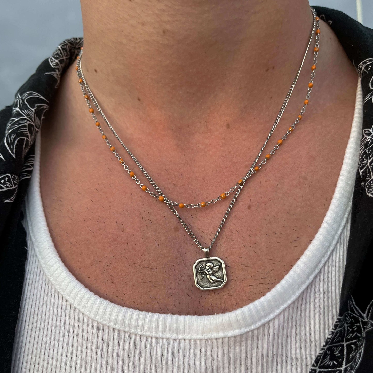 ORANGE GEM CHAIN