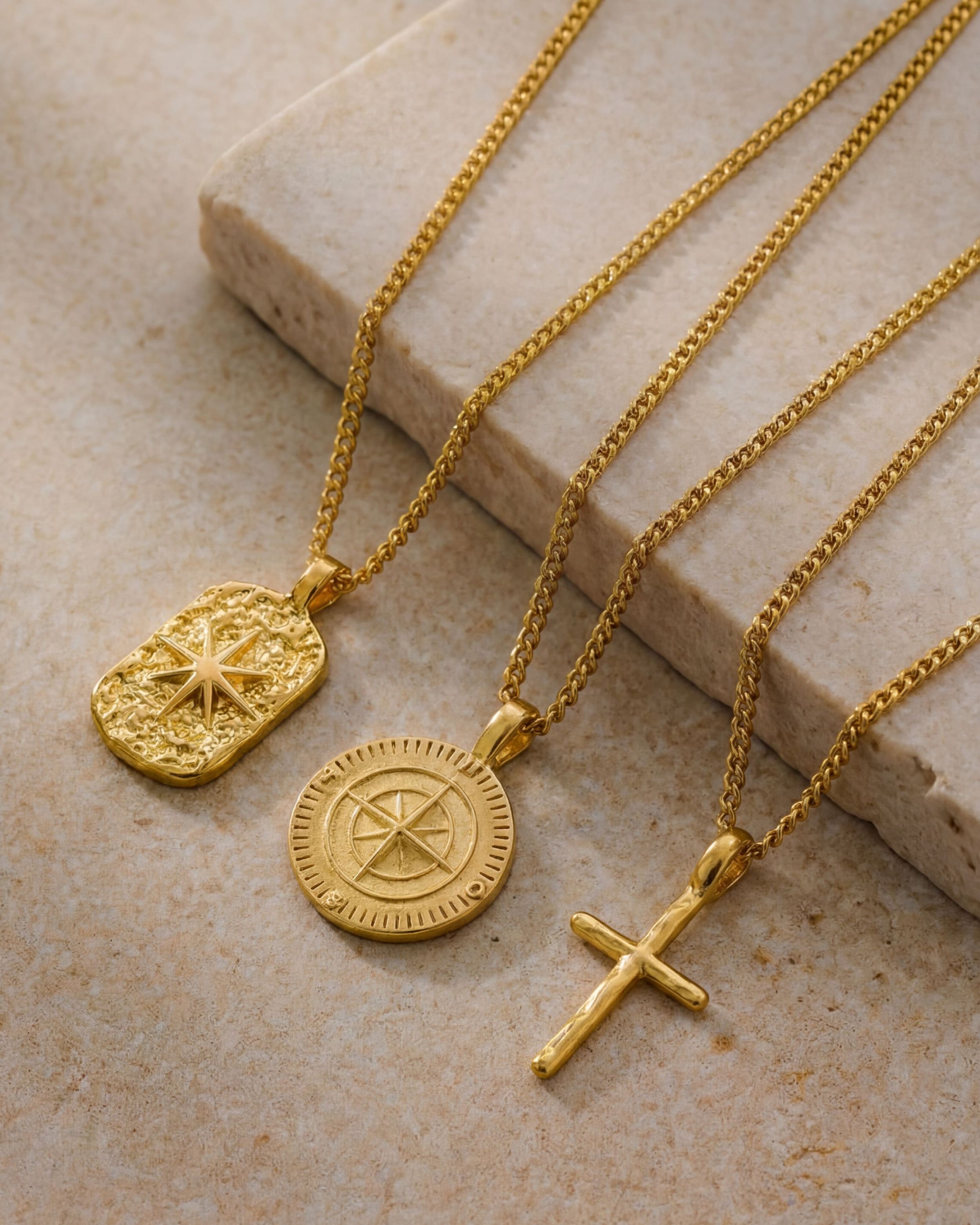 CROSS GOLD NECKLACE - LOST GEN CLUB