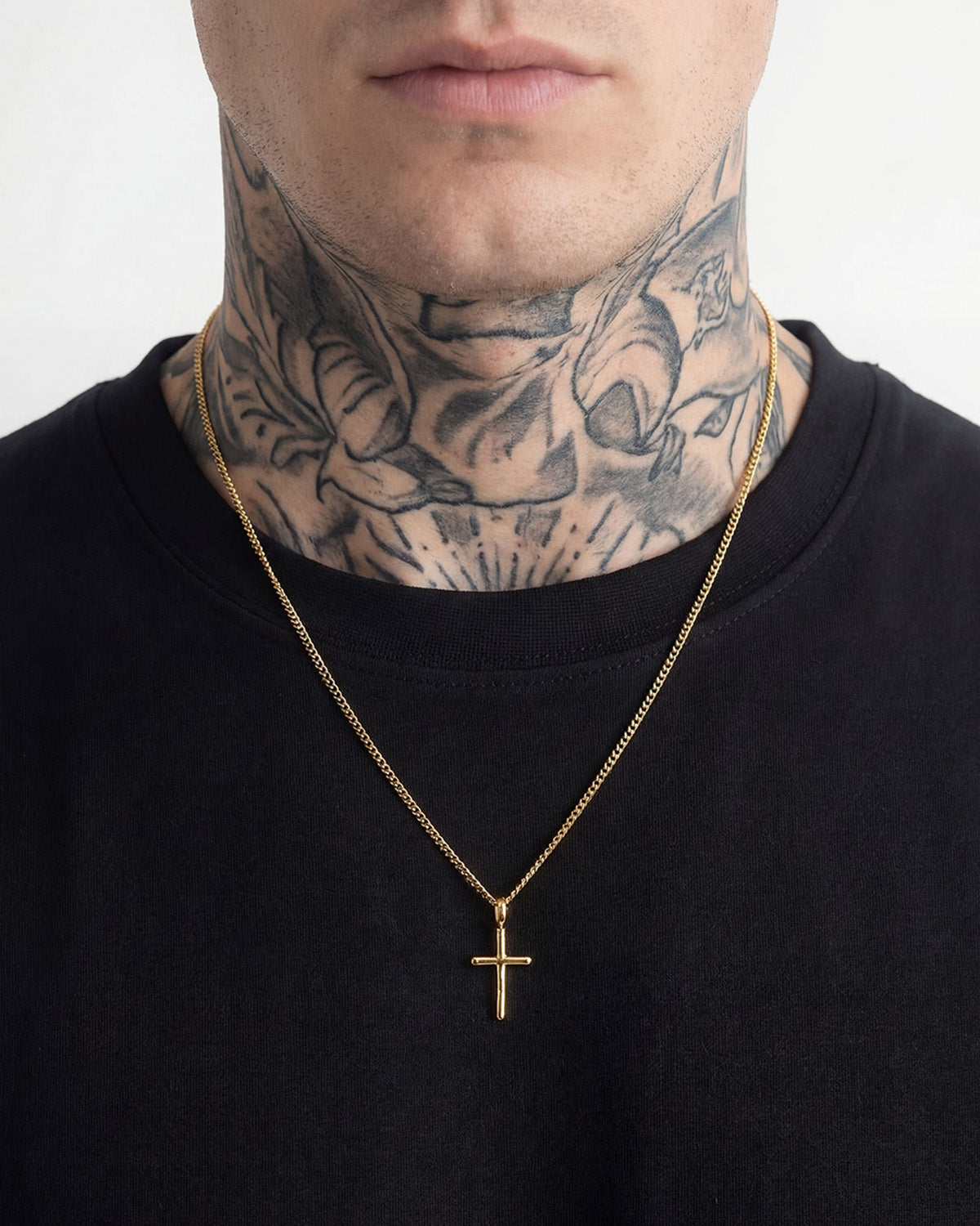 CROSS GOLD NECKLACE - LOST GEN CLUB