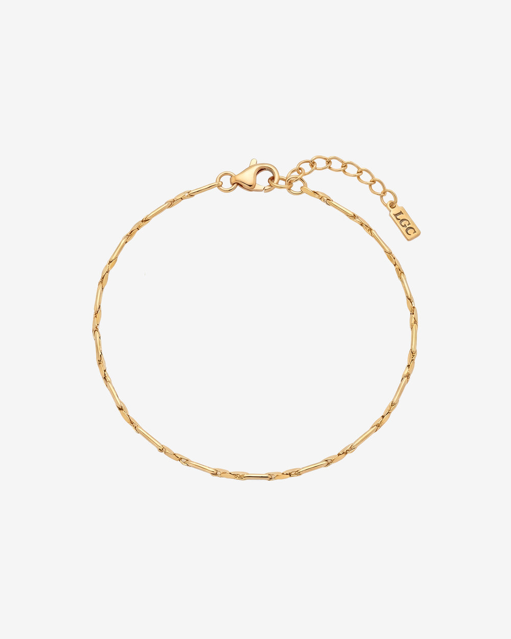 LIRA GOLD BRACELET a minimal 1.5 mm gold chain with extender for a clean modern look