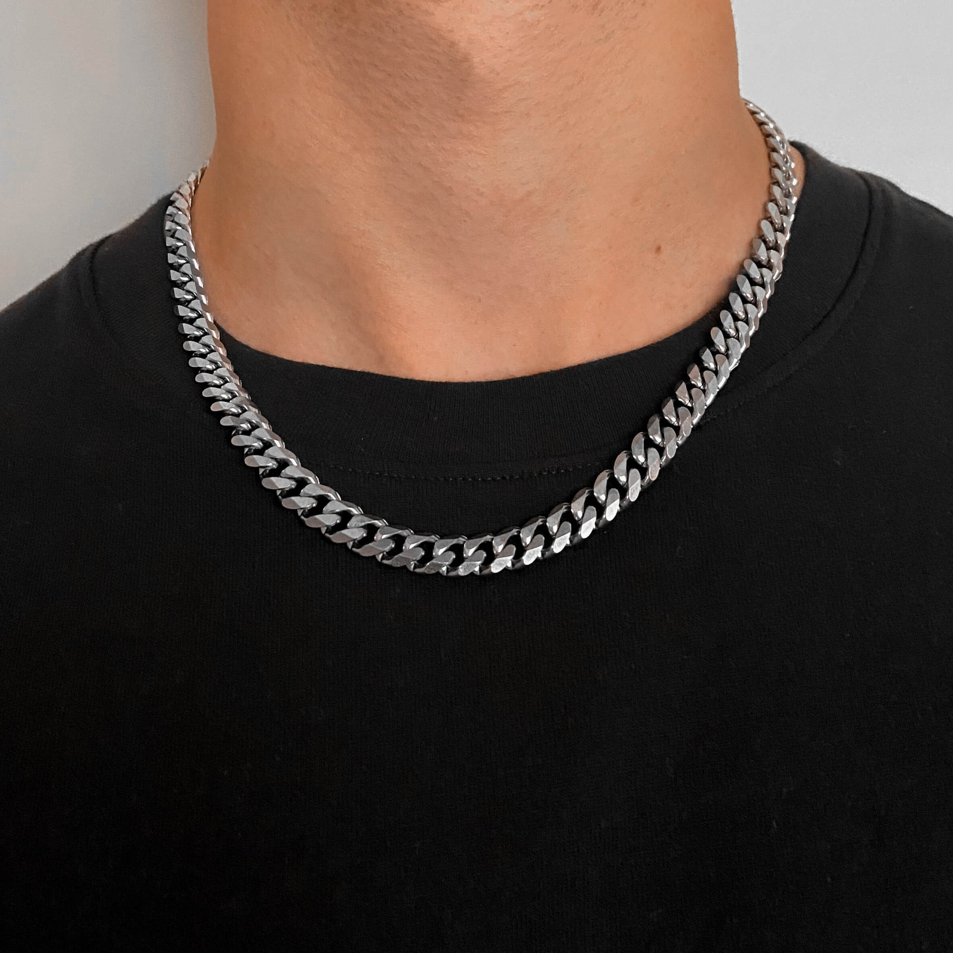 La CUBANA Chain - Stainless steel silver chain for men – Lost Gen Club